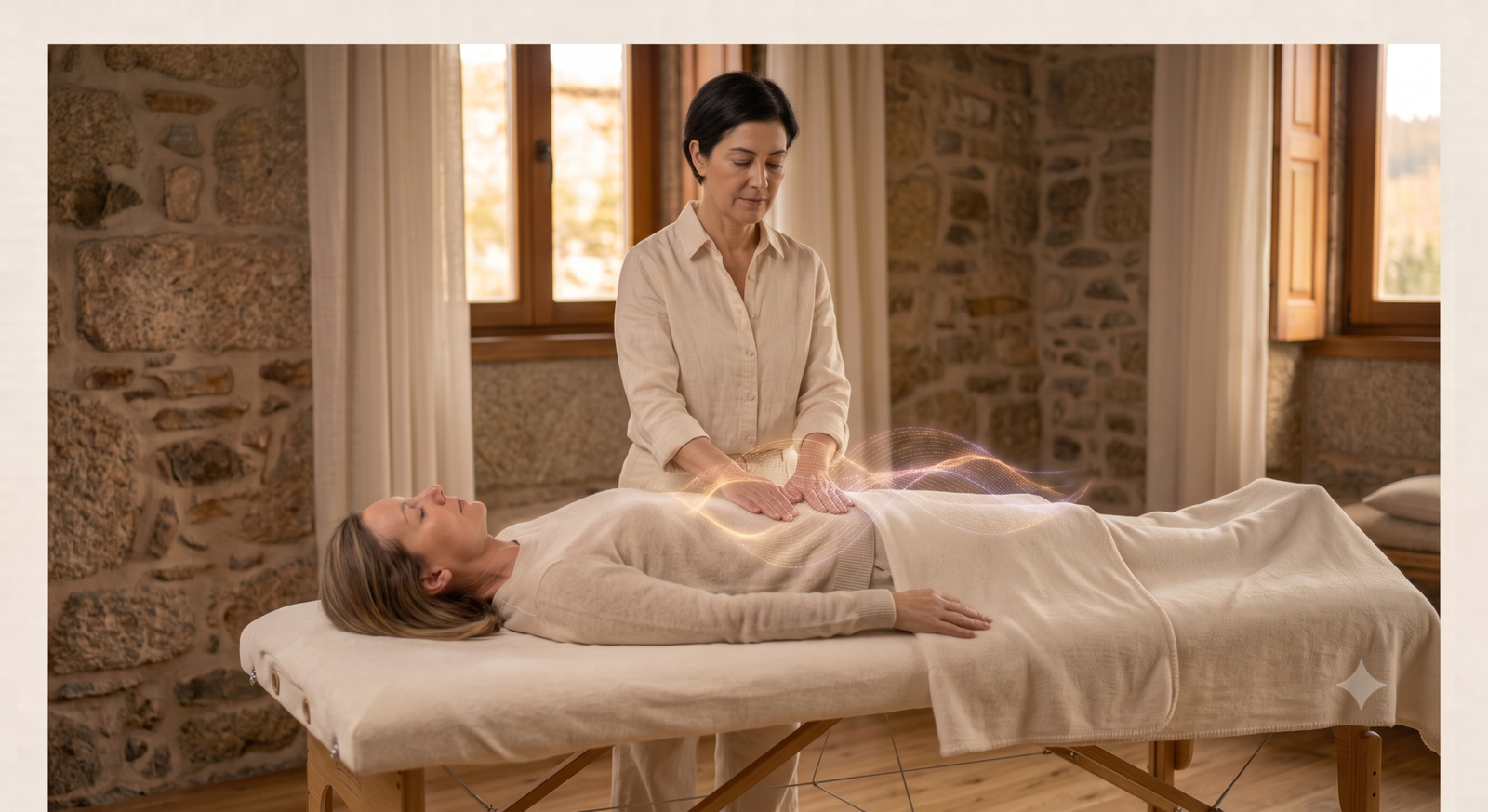 sesión del método Insérity en karmadana con Reiki
