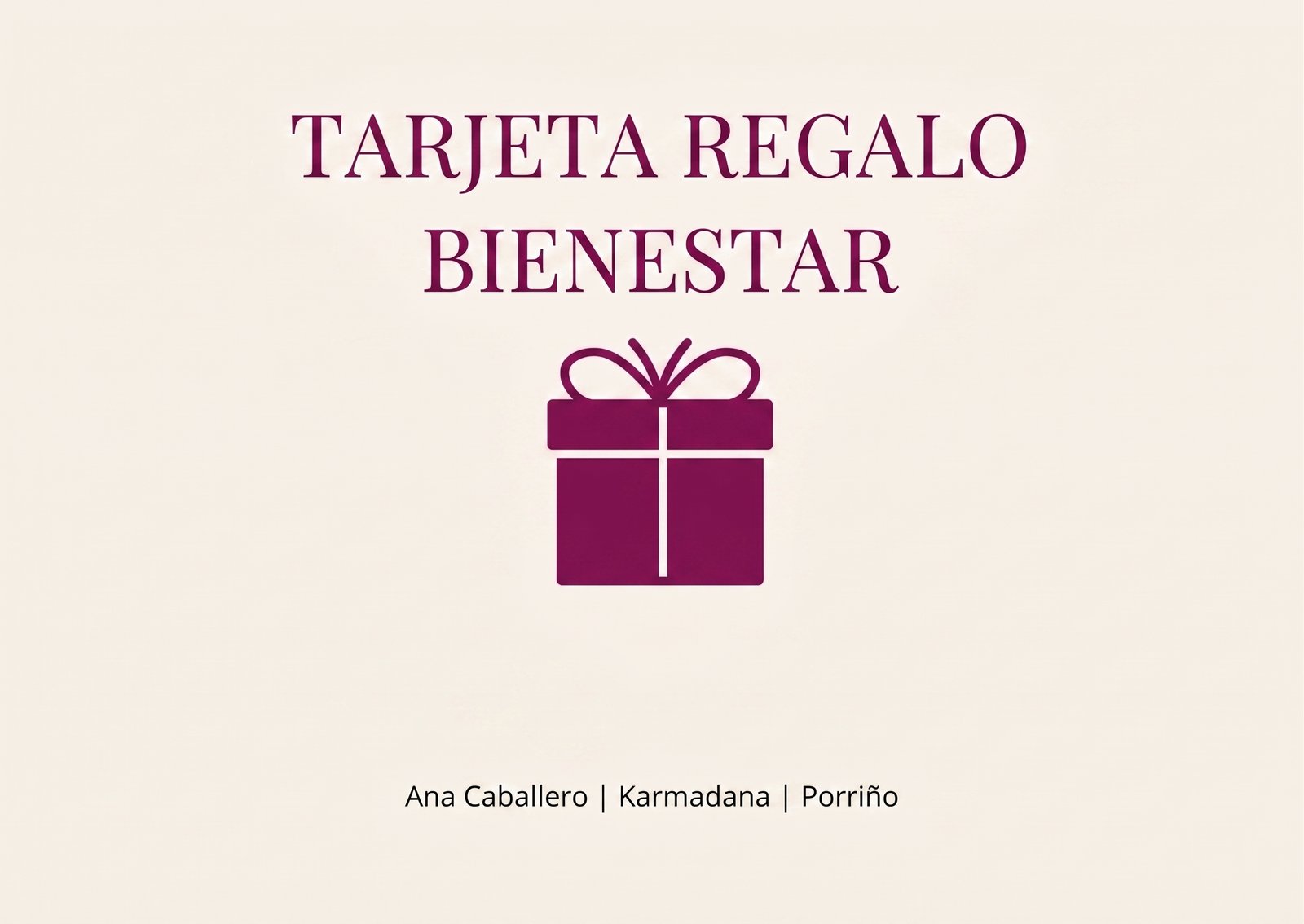tarjeta regalo bienestar